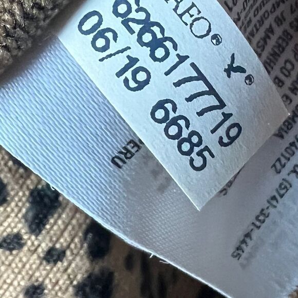 American Eagle leopard knit cardigan cropped top - Picture 5 of 7